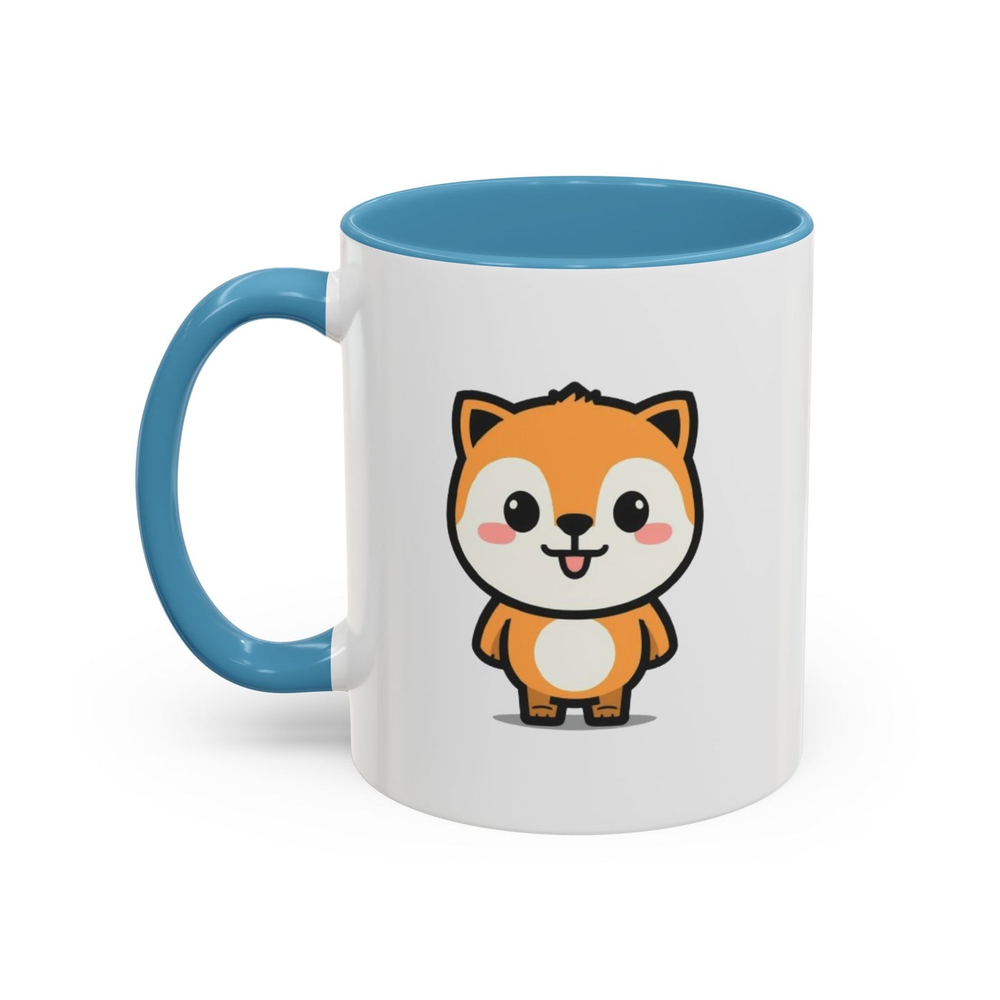 Cute Kawaii Fox Accent Coffee Mug