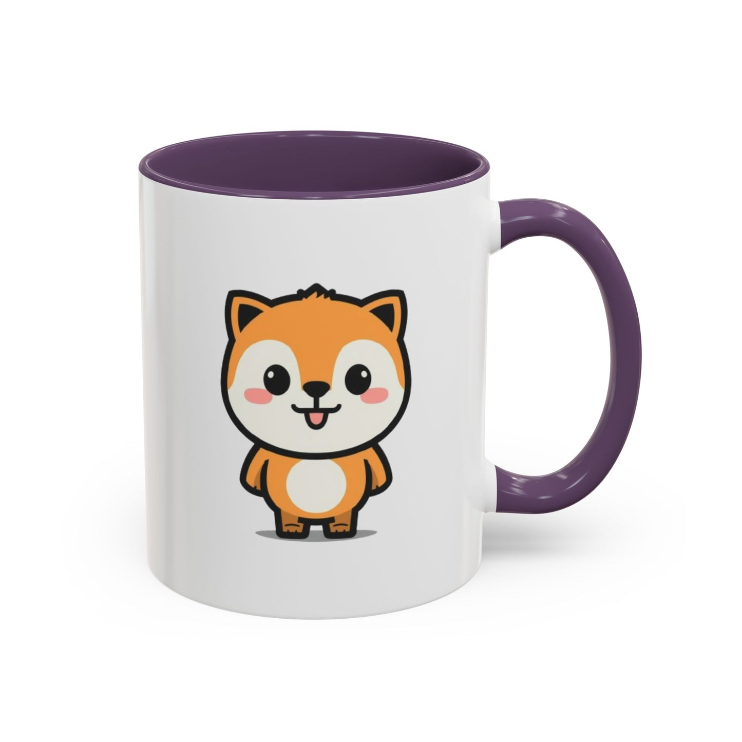 Cute Kawaii Fox Accent Coffee Mug
