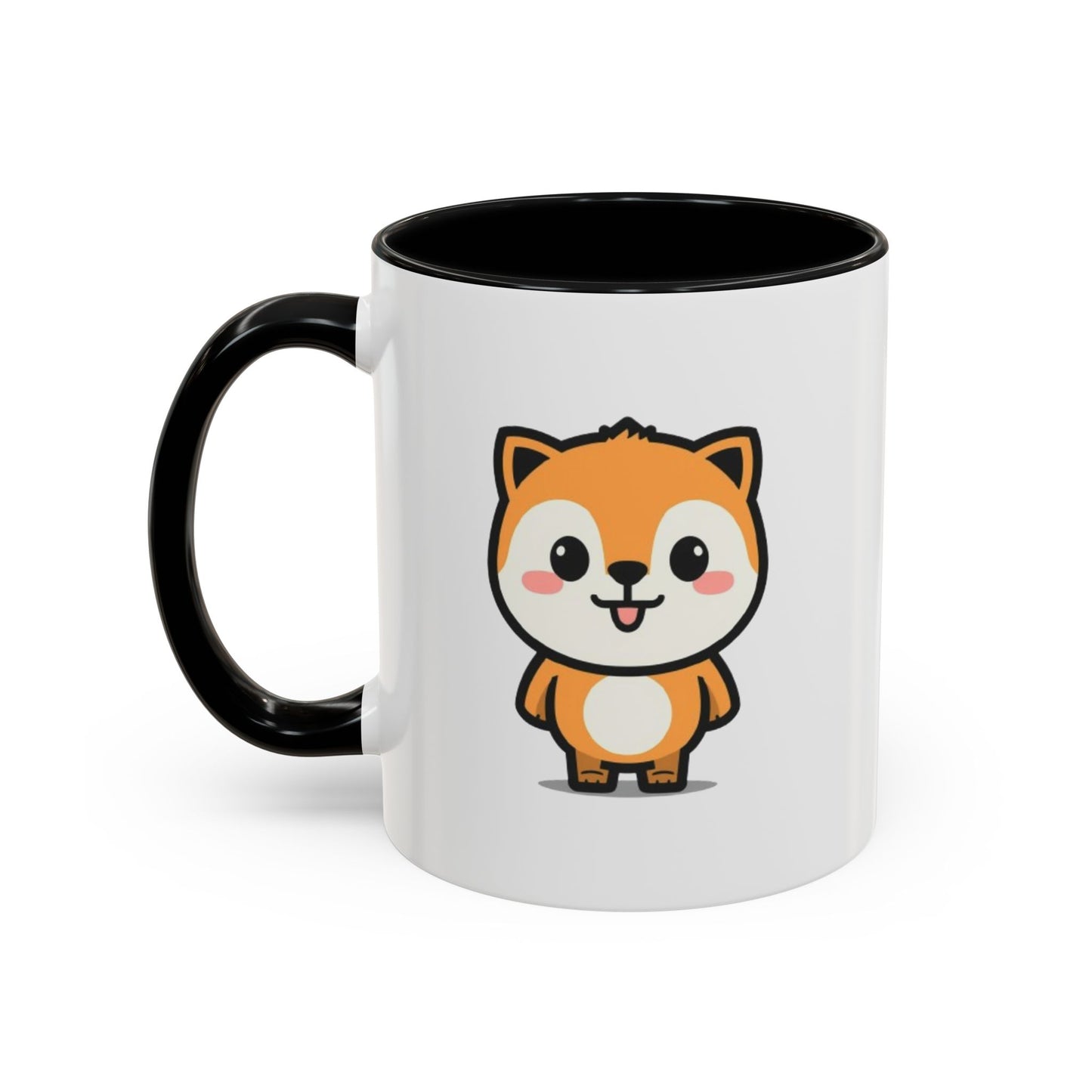 Cute Kawaii Fox Accent Coffee Mug