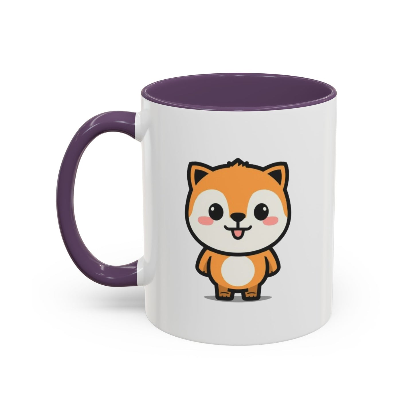 Cute Kawaii Fox Accent Coffee Mug