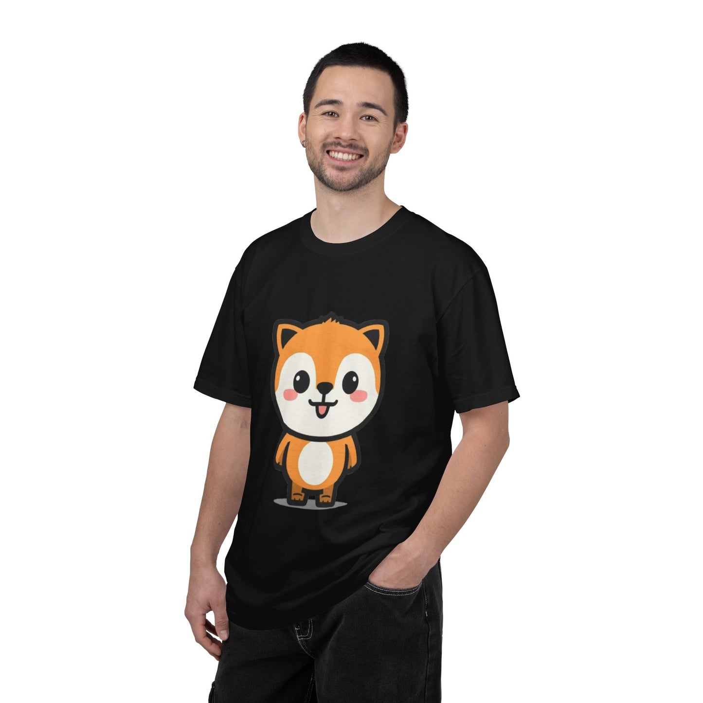 Cute Kawaii Fox Dyed Unisex T-Shirt