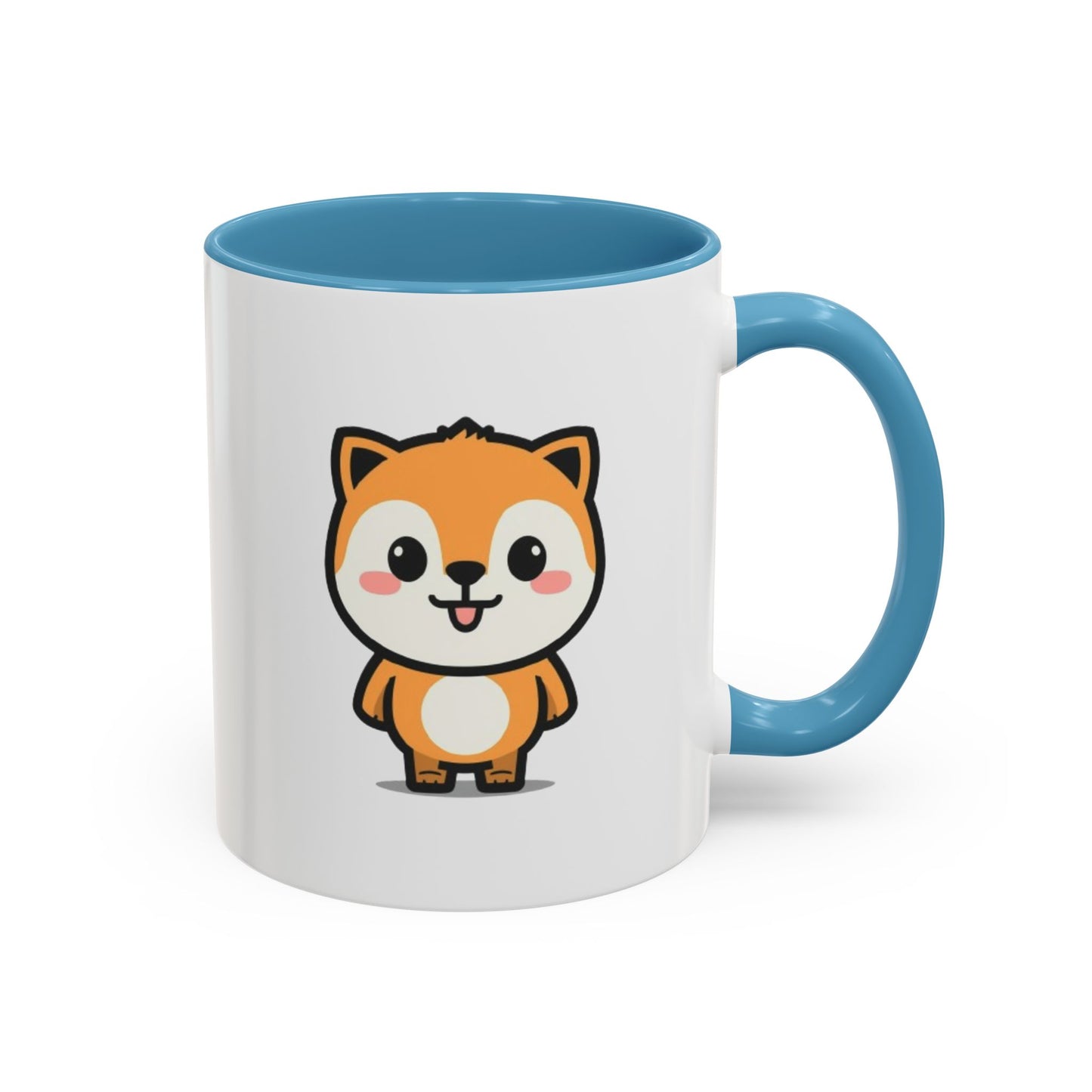 Cute Kawaii Fox Accent Coffee Mug