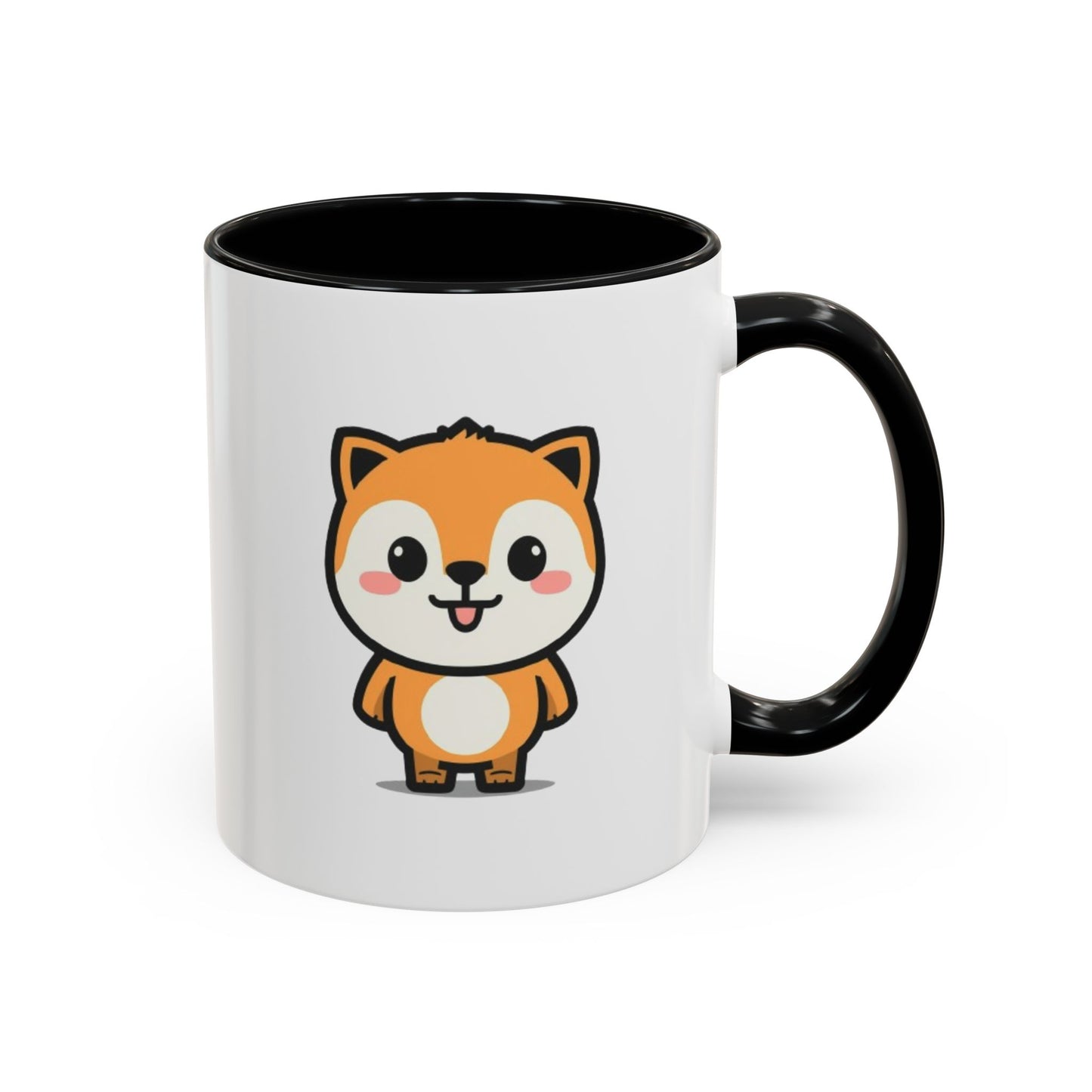 Cute Kawaii Fox Accent Coffee Mug