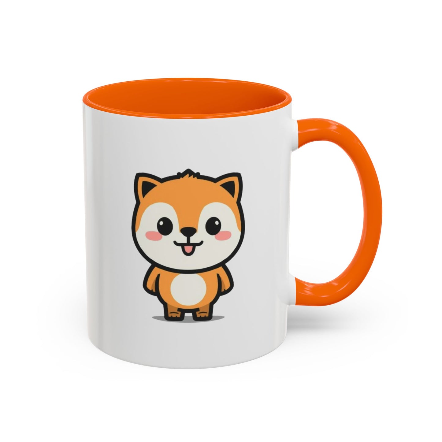Cute Kawaii Fox Accent Coffee Mug
