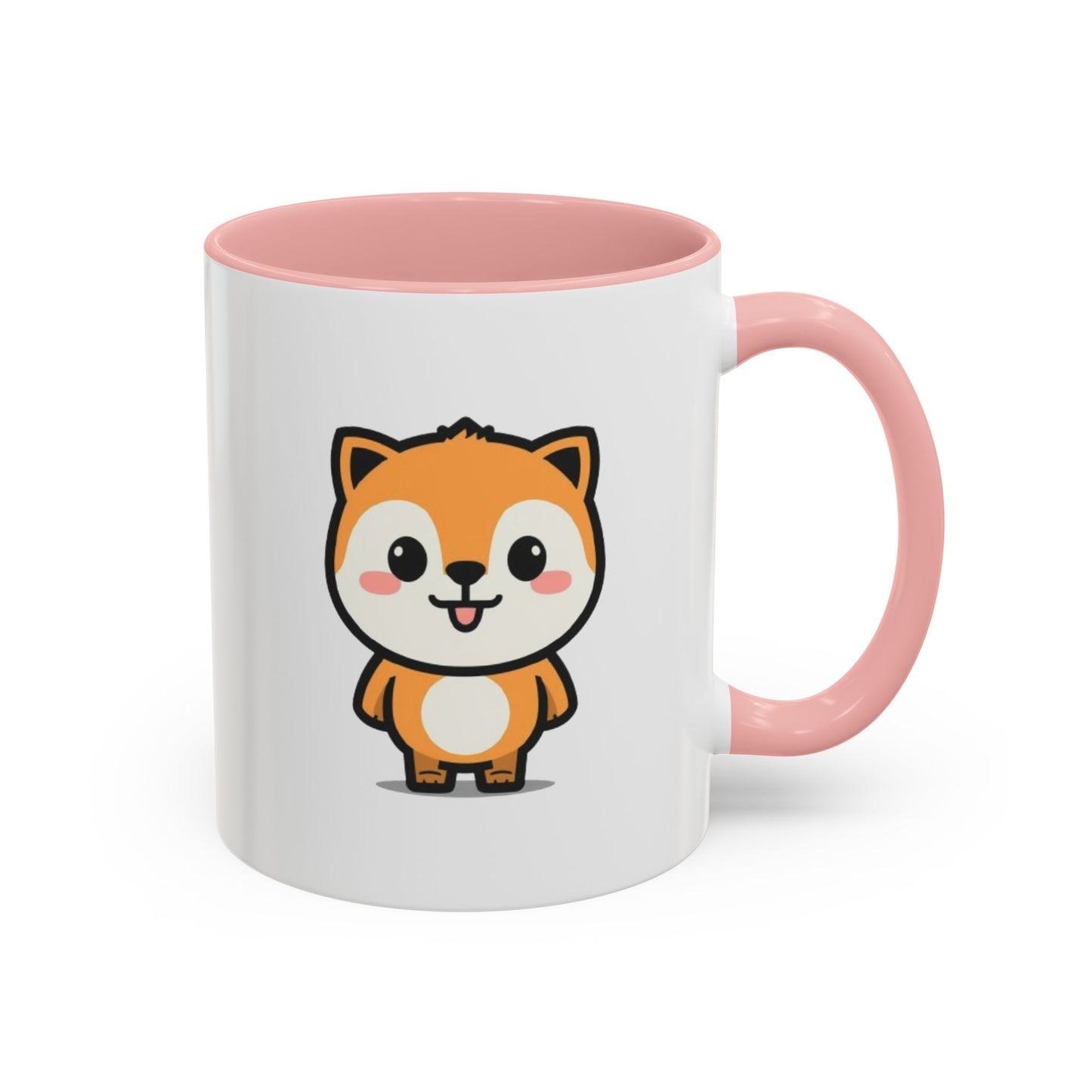 Cute Kawaii Fox Accent Coffee Mug