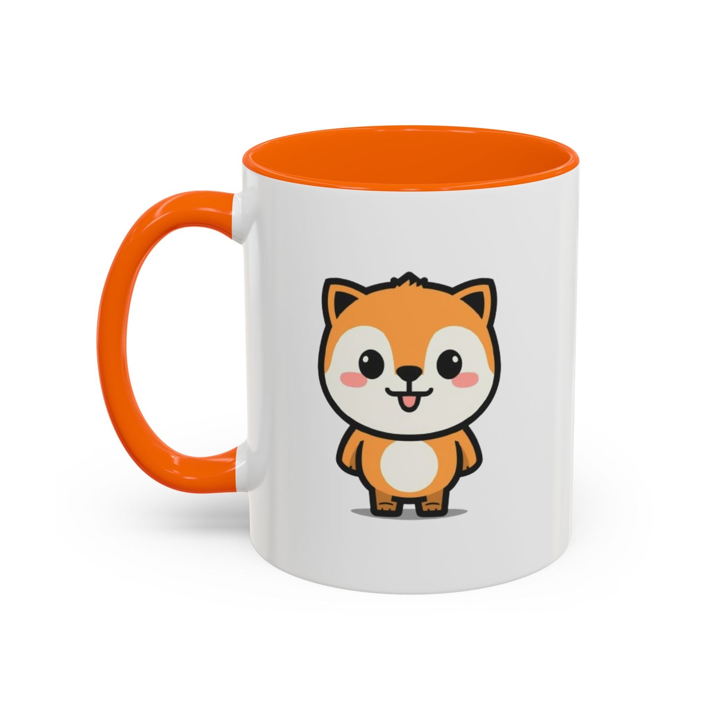 Cute Kawaii Fox Accent Coffee Mug