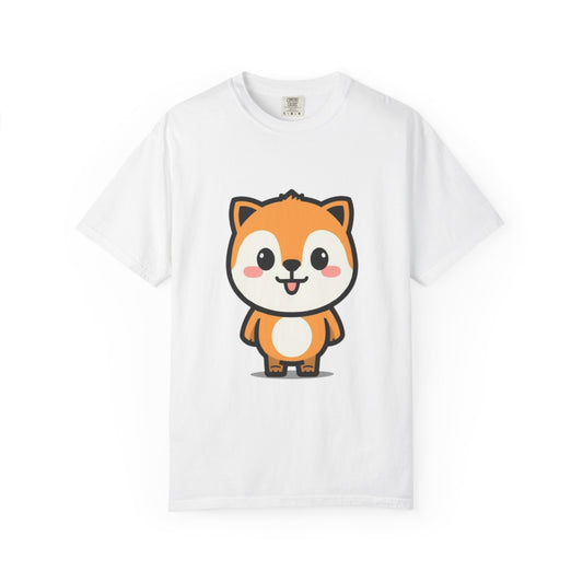 Cute Kawaii Fox Dyed Unisex T-Shirt