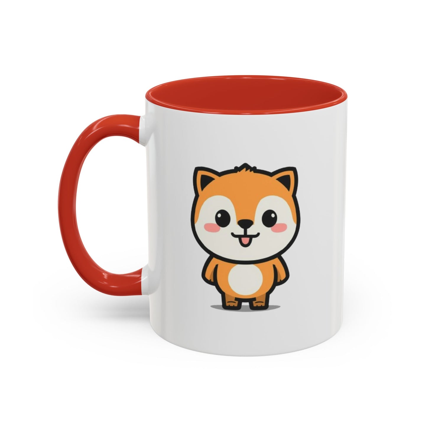 Cute Kawaii Fox Accent Coffee Mug