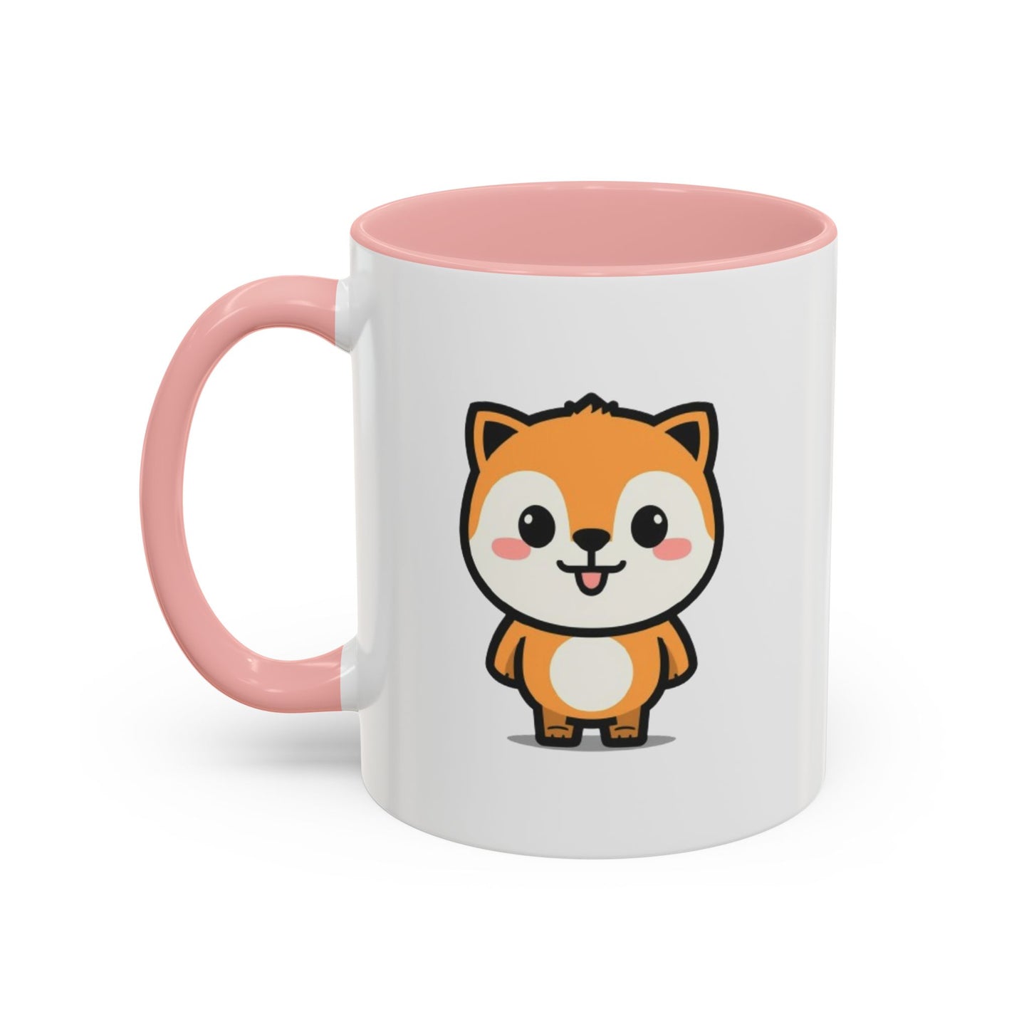 Cute Kawaii Fox Accent Coffee Mug