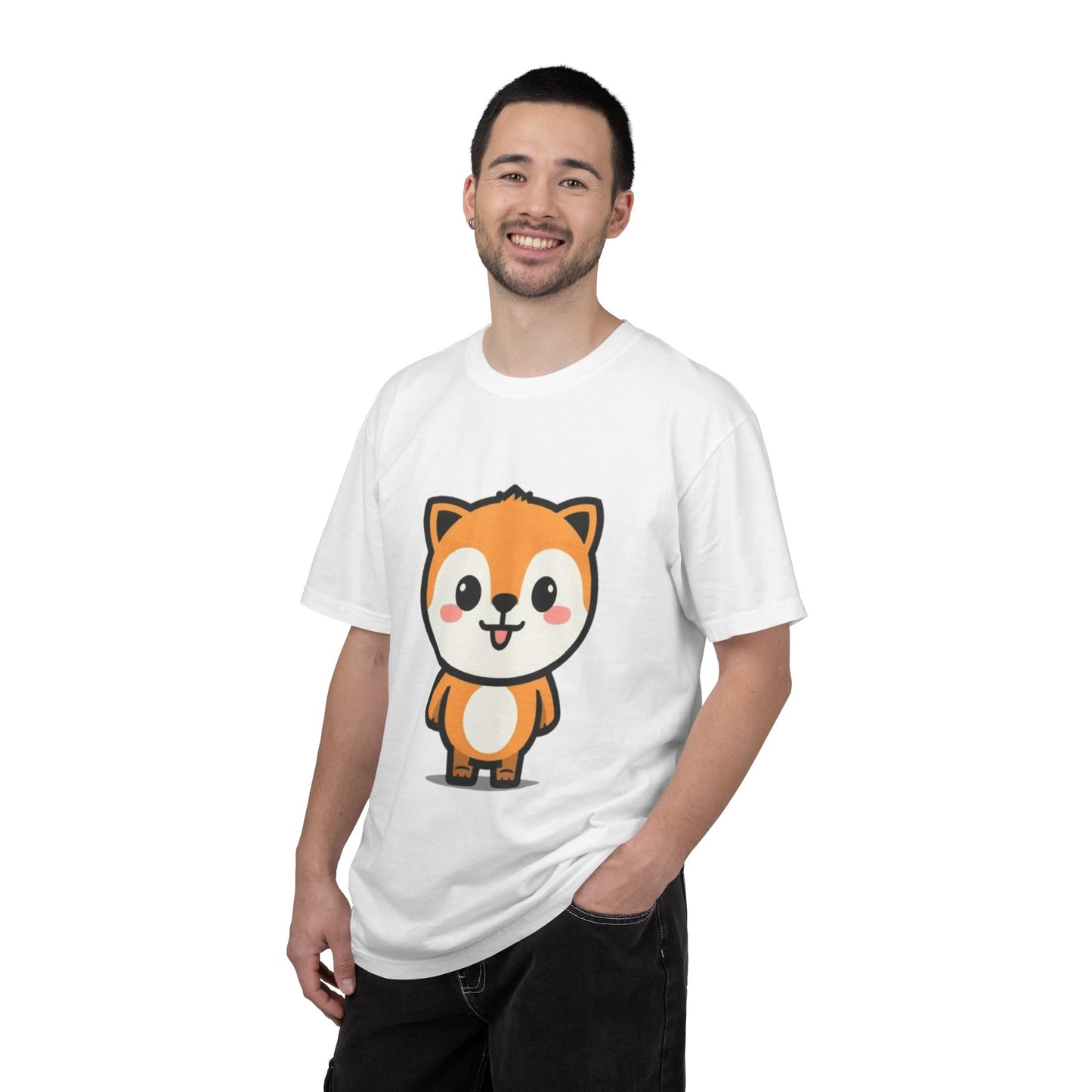 Cute Kawaii Fox Dyed Unisex T-Shirt
