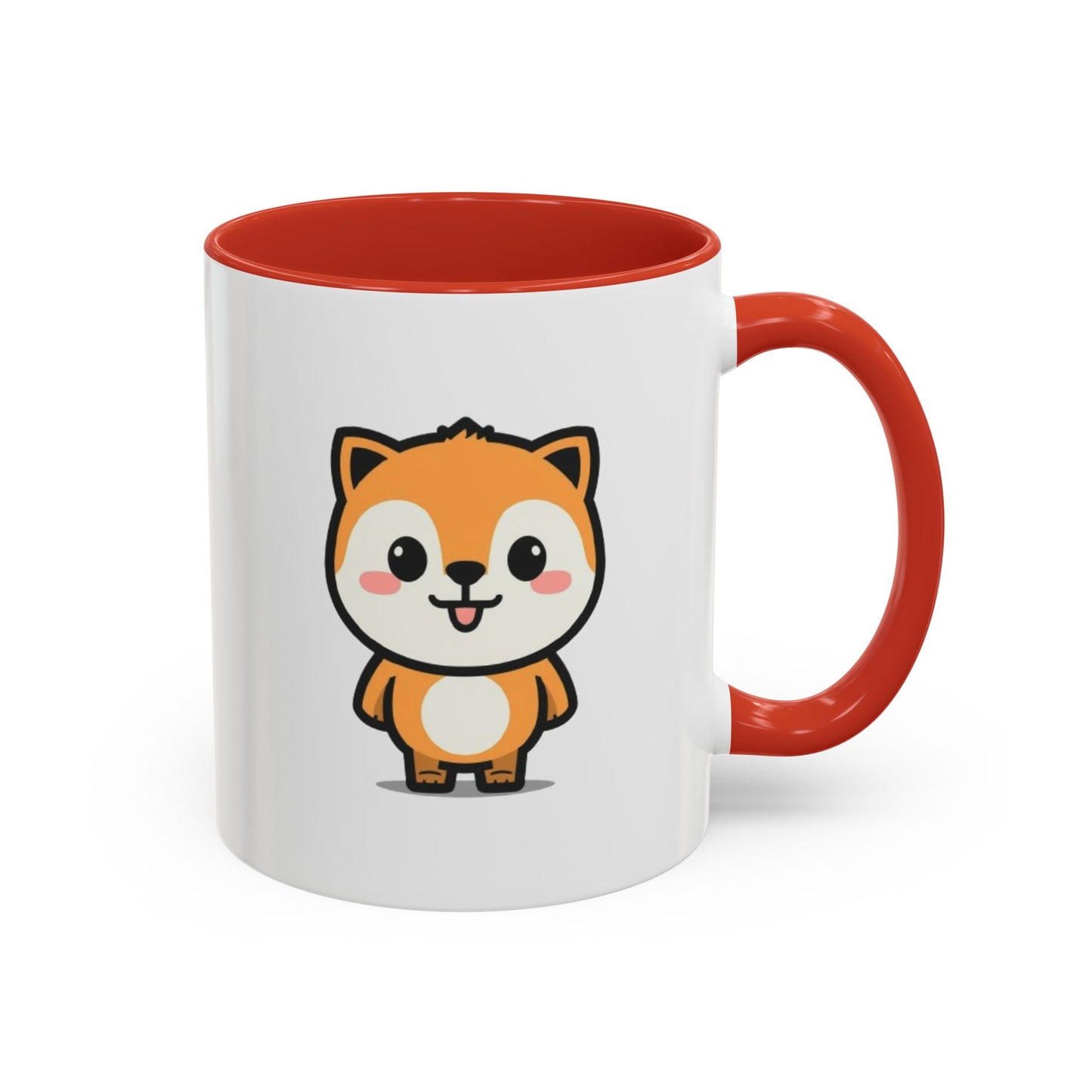 Cute Kawaii Fox Accent Coffee Mug